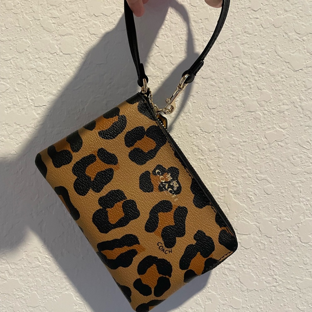 Cheetah Coach Wristlet
